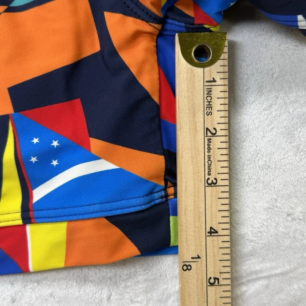 Taddlee Men's Graphic Swim Trunks USA L‎ Stretch Lined Drawstring Shorts